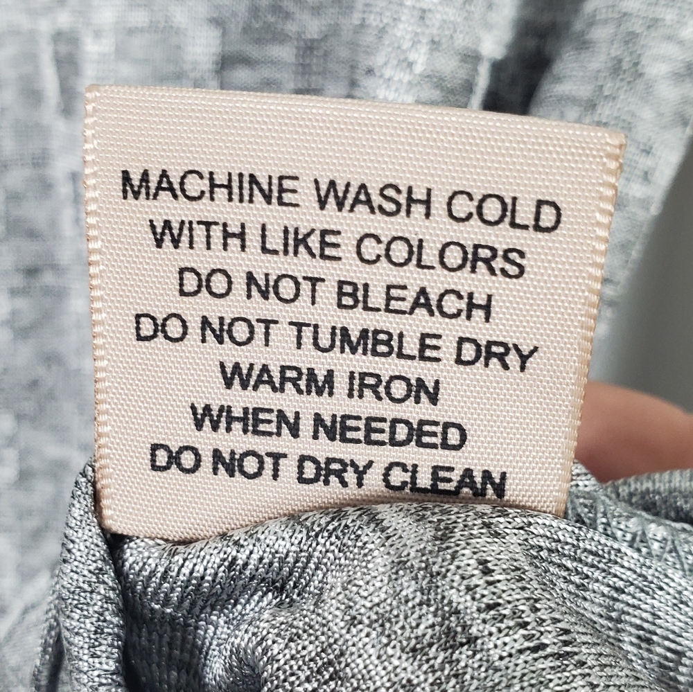 Philosophy NWT silver square patterned tunic top … - image 5